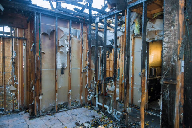Professional Fire Damage Removal technician working in Luling, TX